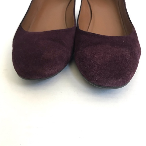 Aquatalia maroon block heel pumps Sz 8 - Picture 3 of 9